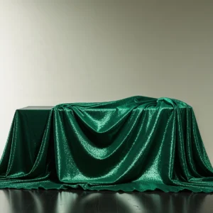 emerald taffeta fabric